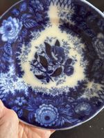 Antique Villeroy Boch. 3 plates blue/white