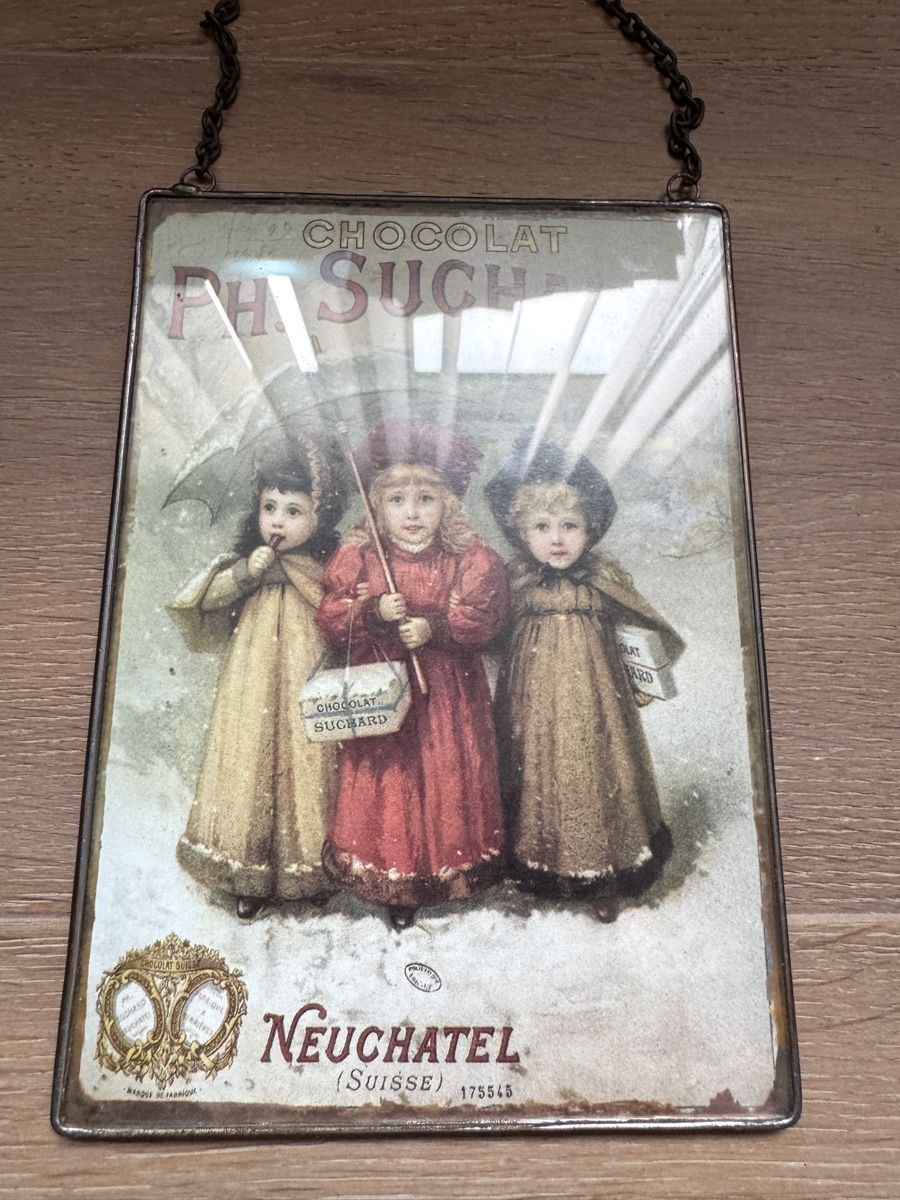 Posters & Illustrations: Liebliches SUCHARD Nostalgie-Bild 13x18cm hinter Glas – D'occasion à Rothrist par Luckywinner 1