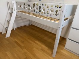 Flexa White Mittelhochbett Erweiterung, weiss (ohne Bett)