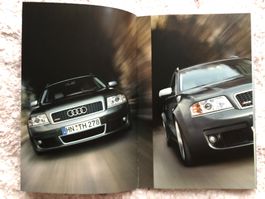Prospekt-Buch Audi RS6 4.2 V8 Bi-Turbo Quattro C5; 2002, rar