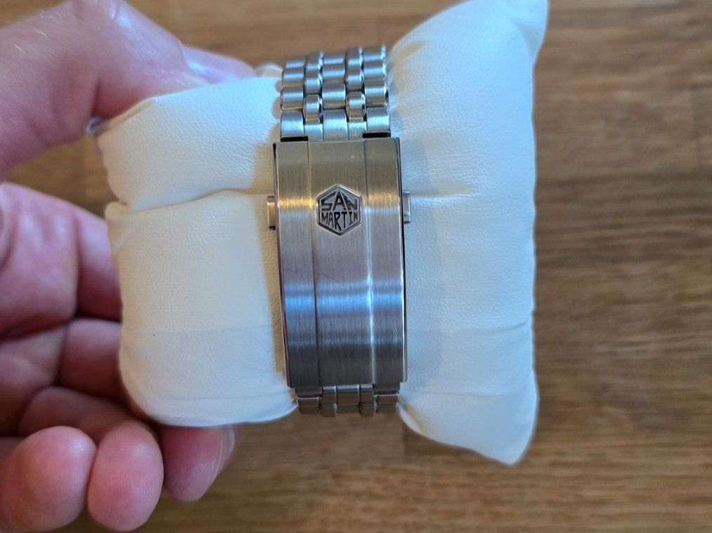 Orologi: San Martin, integrated bracelet, vortex dial, 40mm, SN0148 – Usato da Bern venduto da Rodraise 4