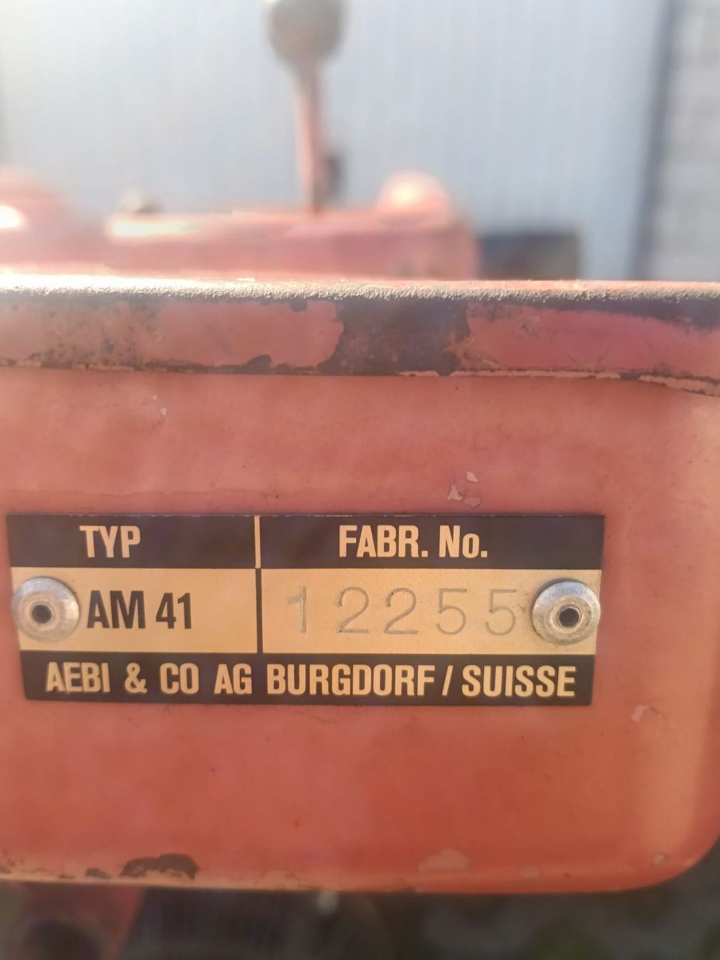 Aebi Tutte le macchine: Aebi AM 41 – Usato da Rheineck venduto da volvo029 5