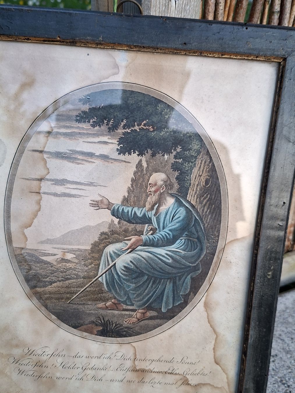 Foto & Immagini: Antikes Jesus / Heiligen Bild – Usato da Ganterschwil venduto da HeidiuPeter 1