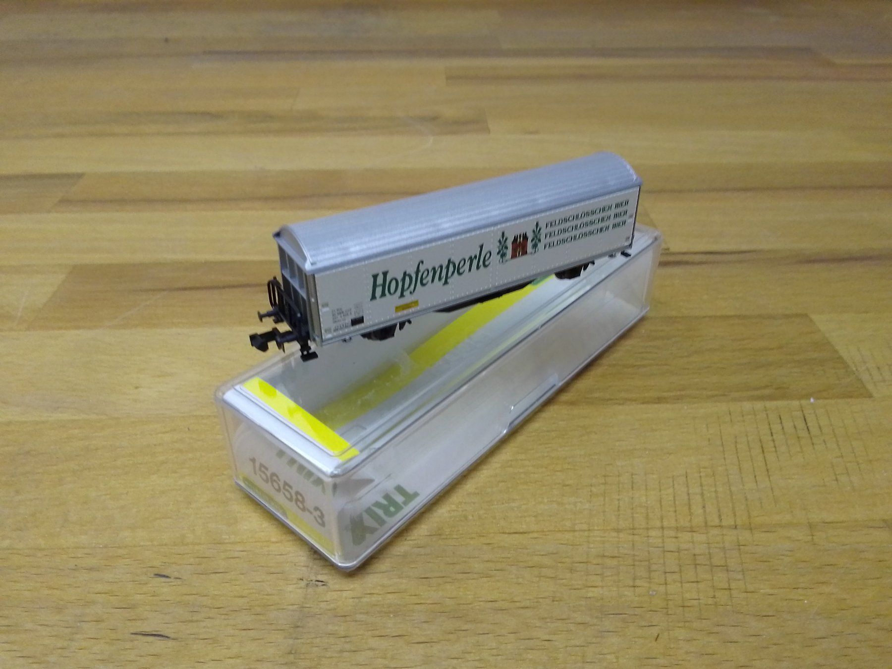 Trix Modellini di ferrovie: Güterwagen "Hopfenperle" – Usato da Zollikofen venduto da Noak