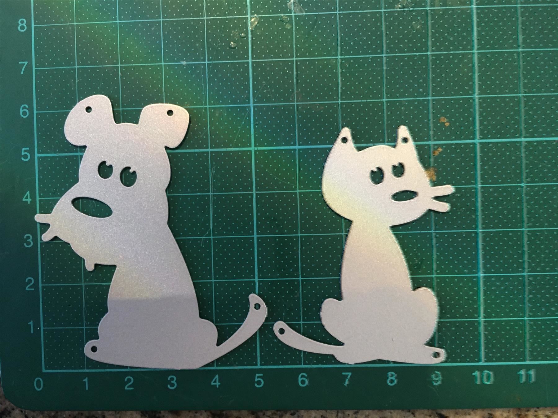 Schablonen: Tier Set nr.3- Vorlage, Stanzschablonen, Hund, Eichhörnchen – Neu (gemäss Beschreibung) aus Fischbach-Göslikon von 78anna 3