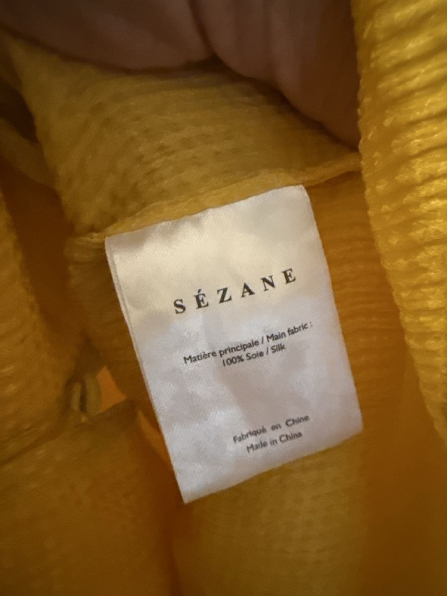 Sezane Camicette: Bluse Seide Gelb Sezane Grösse 34 neuwertig – Nuovo (secondo la descrizione) da Zollikerberg venduto da juneja79 3