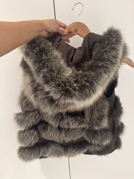 Gilet En Fausse Fourrure Marron PROMOD - Taille 38 - Idéal Pour L'hiver !