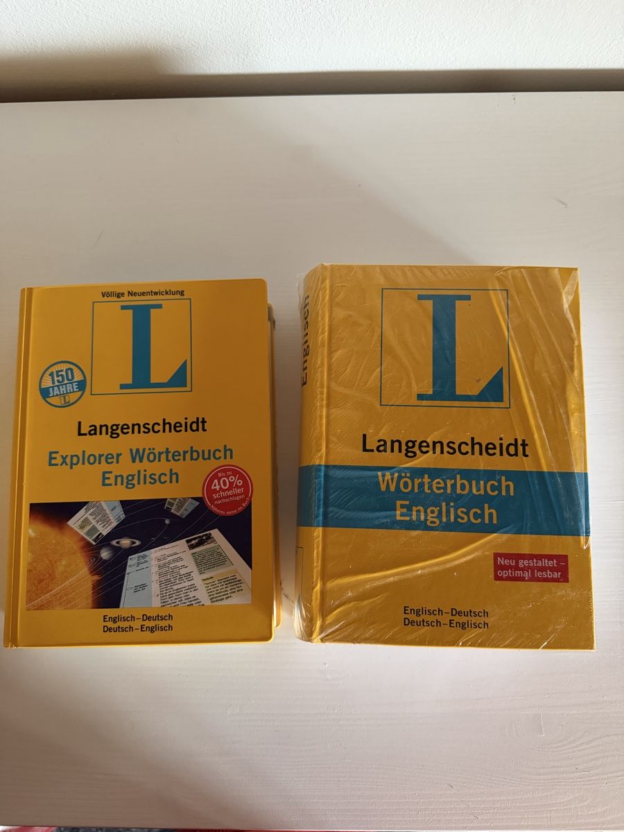 Bücher: 2 x Langescheidt Englisch Wörterbuch, neuwertig – Neu (gemäss Beschreibung) aus Stäfa von Mpower0