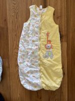 Baby Schlafsack gelb Motiv Tiere Grösse 90 cm guter Zustand