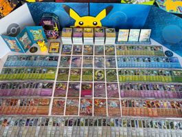 ⚡️ Grosse Pikachu Pokémon-Sammlung mit 1000+ Karten ab 1.-⚡️