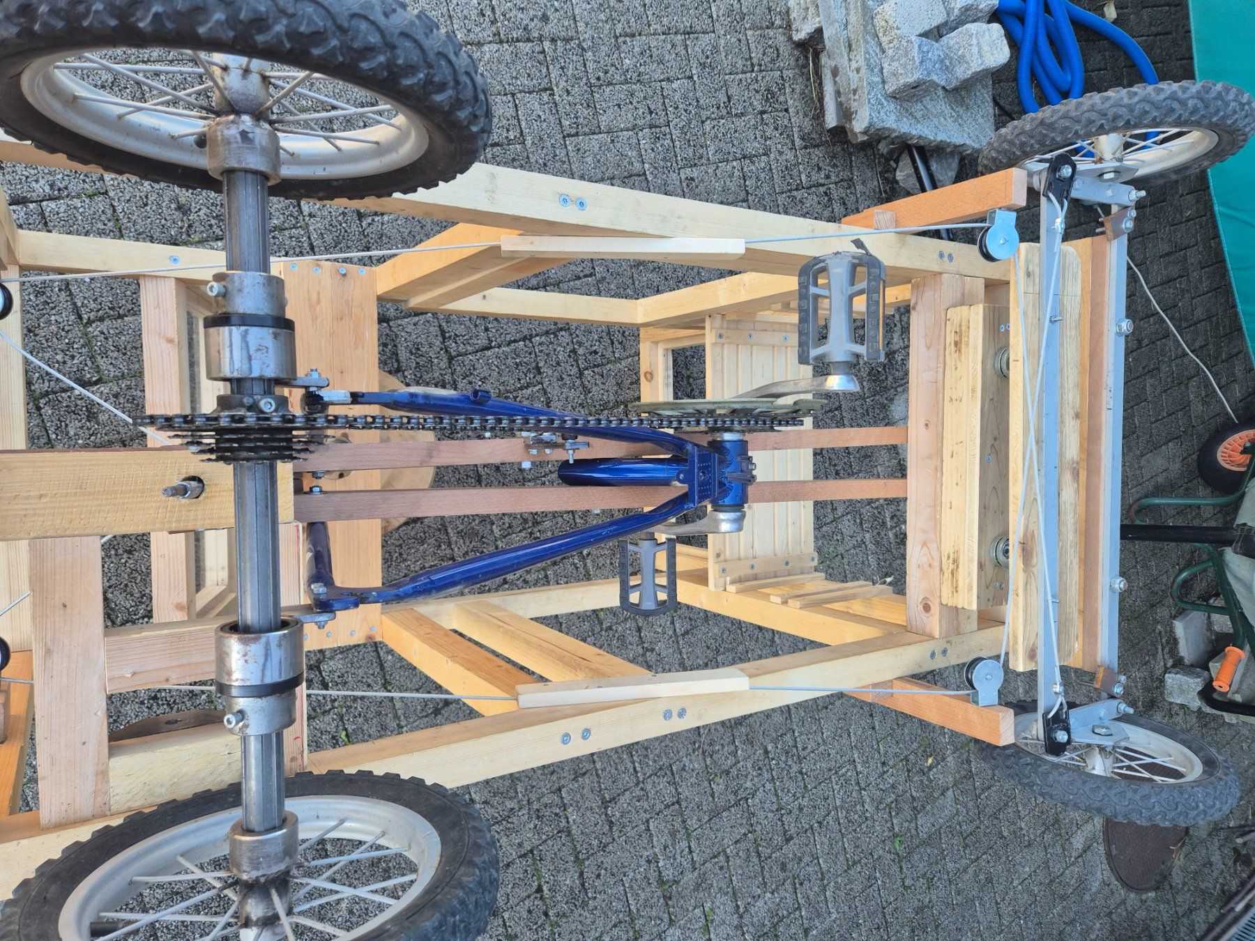 Veicoli per bambini: Trettraktor der Marke "Eigenbau" – Usato da Grosswangen venduto da Snoopyno 2