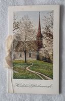 Alte Glückwunschkarte, Frühlingsmotiv, Vintage, Rarität!