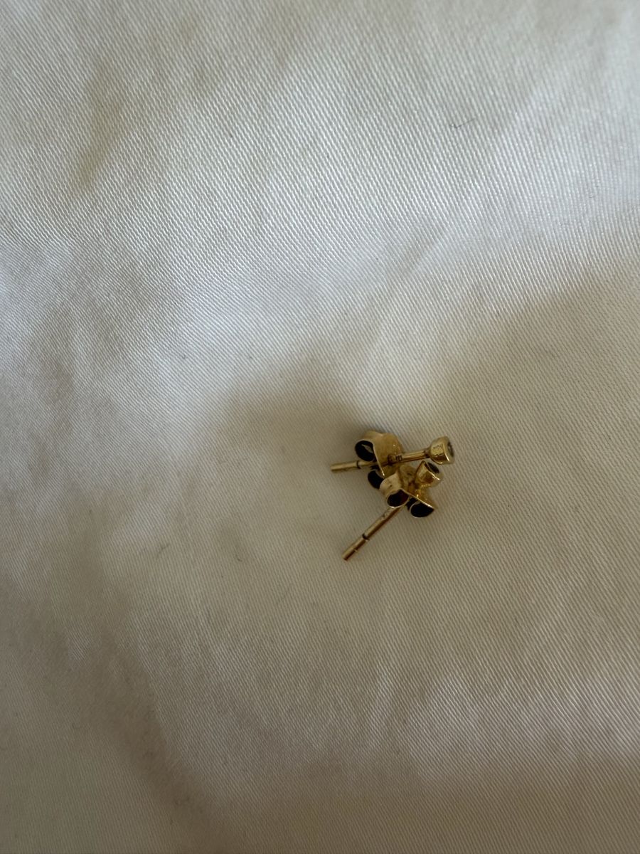 Orecchini pendenti & Orecchini a lobo: Gold Stud Earrings – Usato da Uster venduto da Monika_OB 4