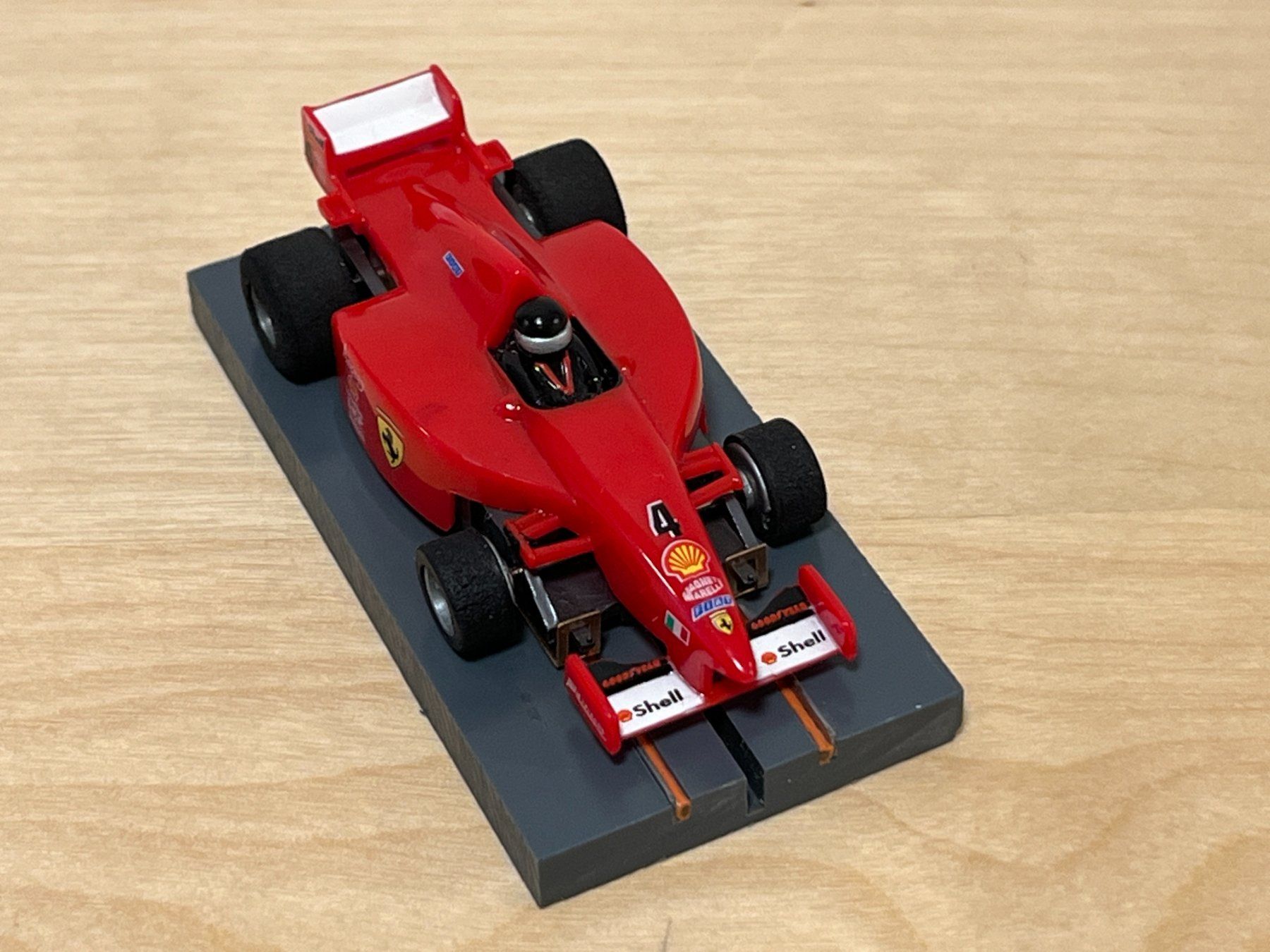 Tyco Piste: Tyco 440x2 Ferrari F1 #4 'Asprey' – Usato da Bülach venduto da h0slotch 6