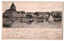Relief-AK Ouchy, Hotel du Chateau, 1904