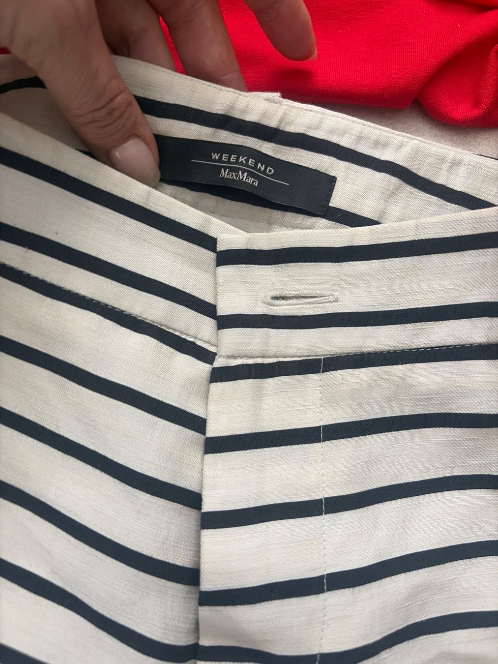 Max Mara Pantaloni: Weekend Max Mara Marlenehose Gr. 36, 71% Leinen,SchwarzWeiss – Nuovo (secondo la descrizione) da Wallisellen venduto da Lan_82sz 1