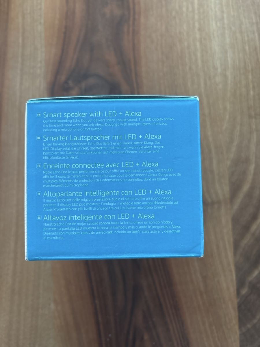 Amazon Lautsprecher: Amazon Echo Dot mit Uhr neu – Neu und originalverpackt aus Brunnen von eli_8ykg 3
