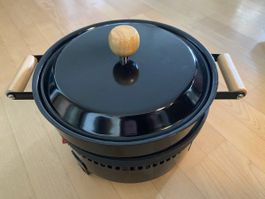 Mio-Star Tischgrill, Maroni Pfanne, sehr gut erhalten