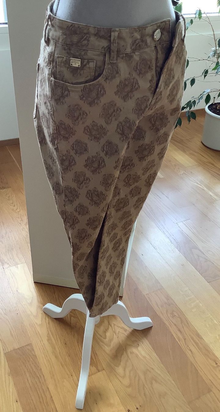 Mos mosh Hosen: Mos Mosh Jacquard Hose, beige-sand – Neu (gemäss Beschreibung) aus Kreuzlingen von shopaholicatheart_3 4