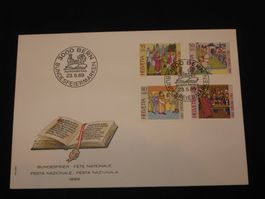 Pro Patria FDC 1989 Nr. 223 - 226 700 Jahre Kunst + Kultur
