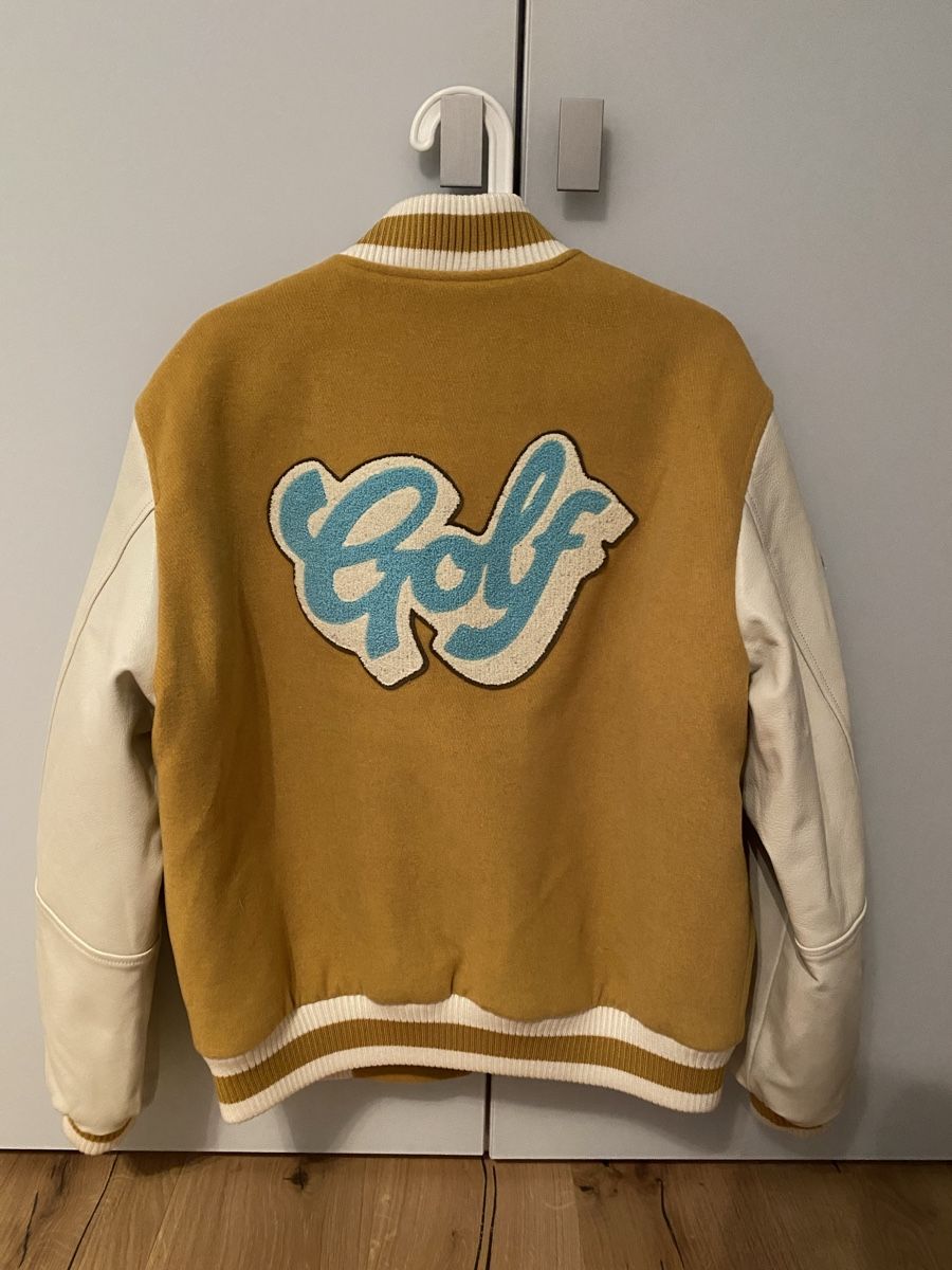 Jacken: Golf Wang Varsity Jacket - Size M - Mustard Yellow – Neu (gemäss Beschreibung) aus Greppen von birdiehunter1304 1