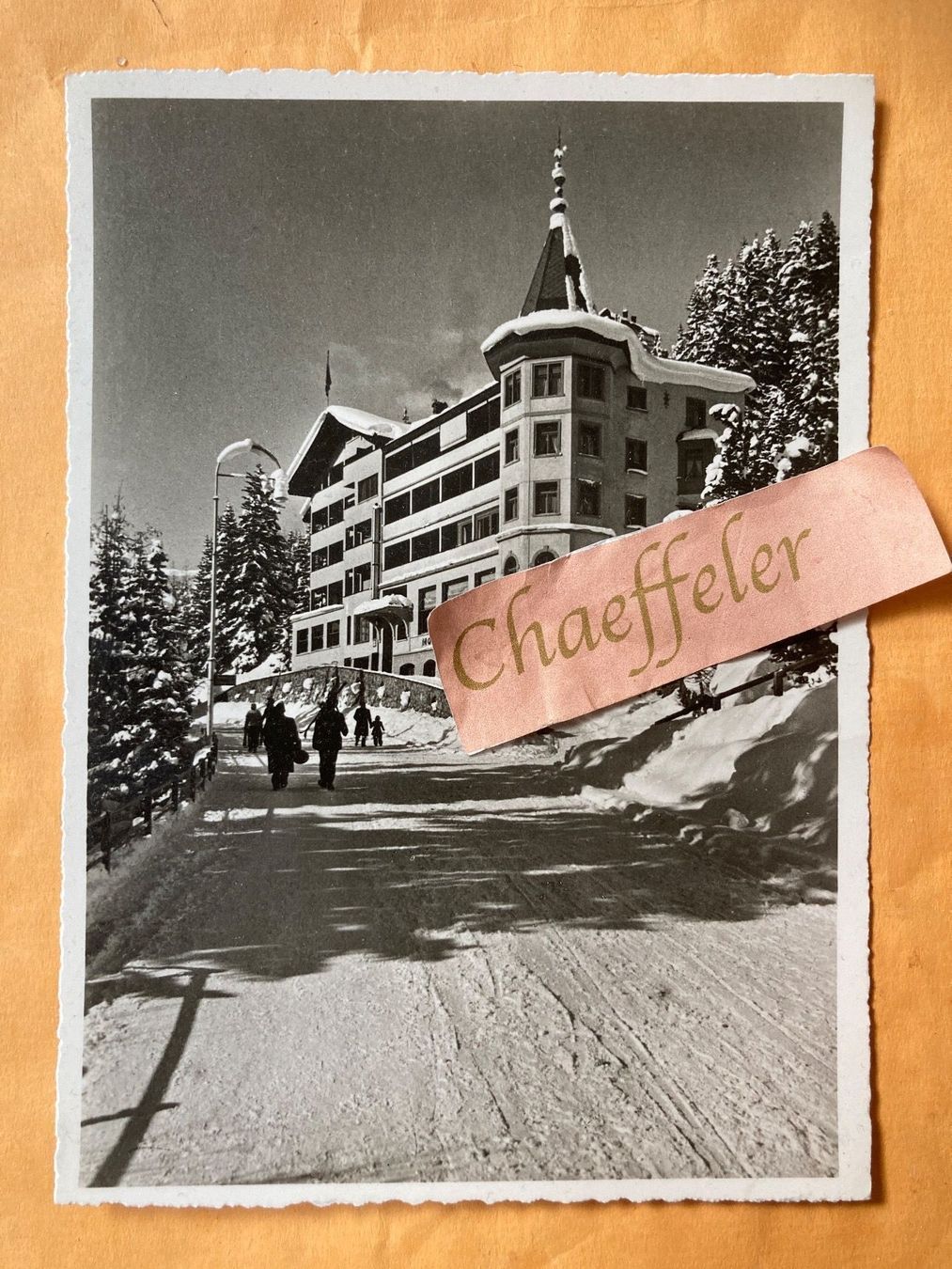 Cartes postales: Hotel des Alpes, Arosa – D'occasion à Zürich par Chaeffeler