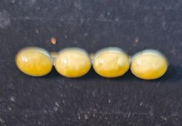 Antike Stabnadel / Stabbrosche mit echtem Naturbernstein