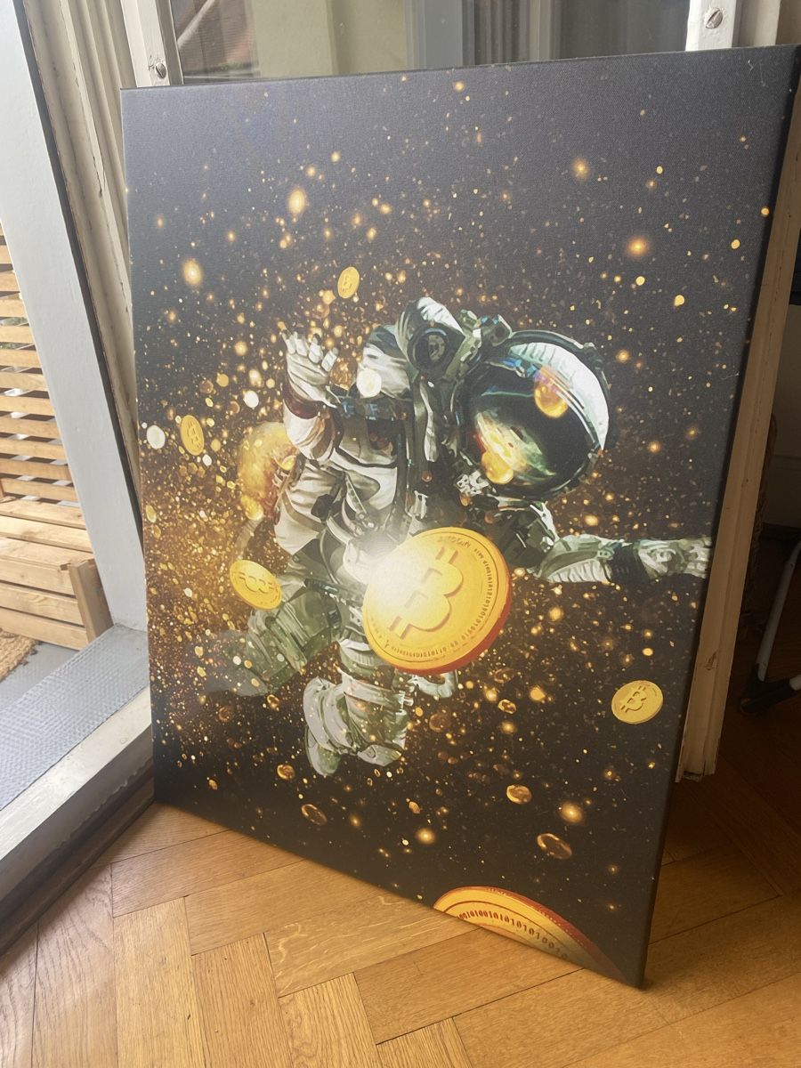 Foto & Immagini: Bitcoin Astronaut Leinwand – Nuovo (secondo la descrizione) da Basel venduto da Daniel929