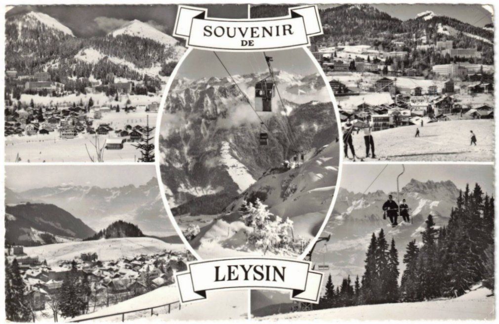 Ansichtskarten: Leysin - 5 Bild AK – Gebraucht aus Binningen von Mountainrider