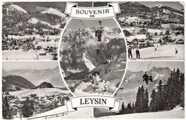 Leysin - 5 Bild AK
