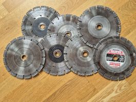7 Stück Diamanttrennscheiben 230mm
