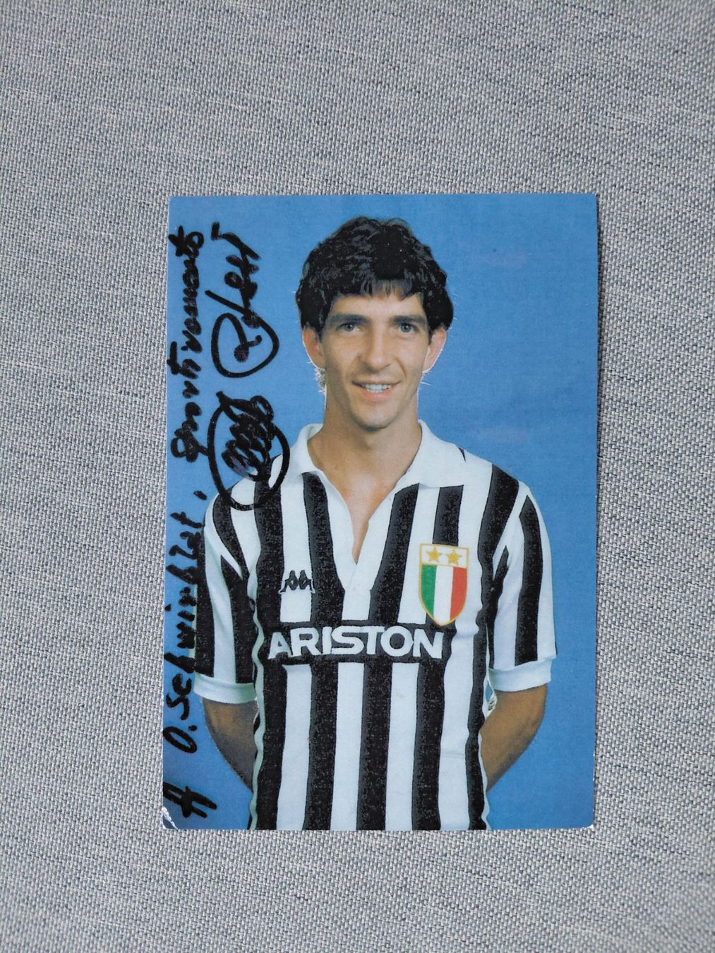Autografi: Autogramm Paolo Rossi – Usato da Schmerikon venduto da Olympia04