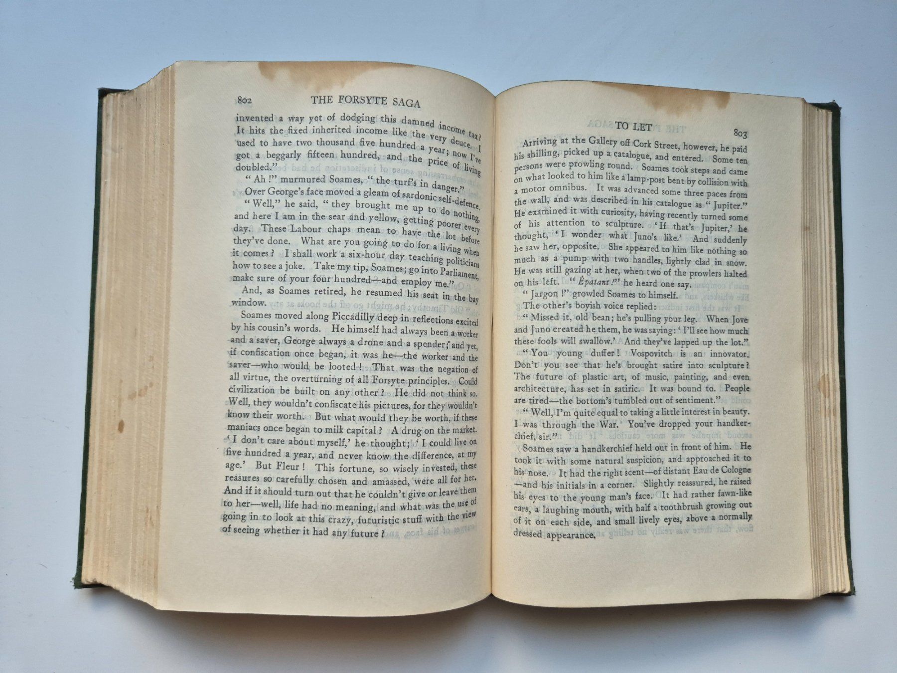 Bücher: The Forsyte Saga     1924 – Gebraucht aus Niederweningen von Obson 5