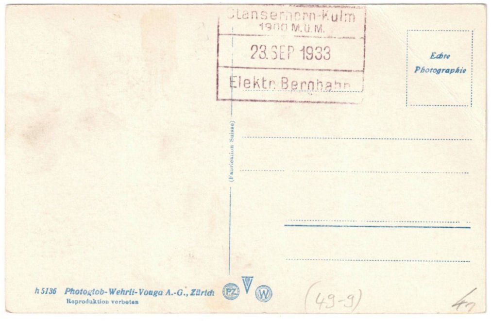 Cartoline postali: Stanserhorn - Standseilbahn – Usato da Binningen venduto da Mountainrider 1