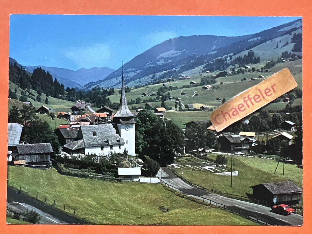 Cartoline postali: Vintage Postkarte Gsteig am COL du Pillon BE – Usato da Zürich venduto da Chaeffeler