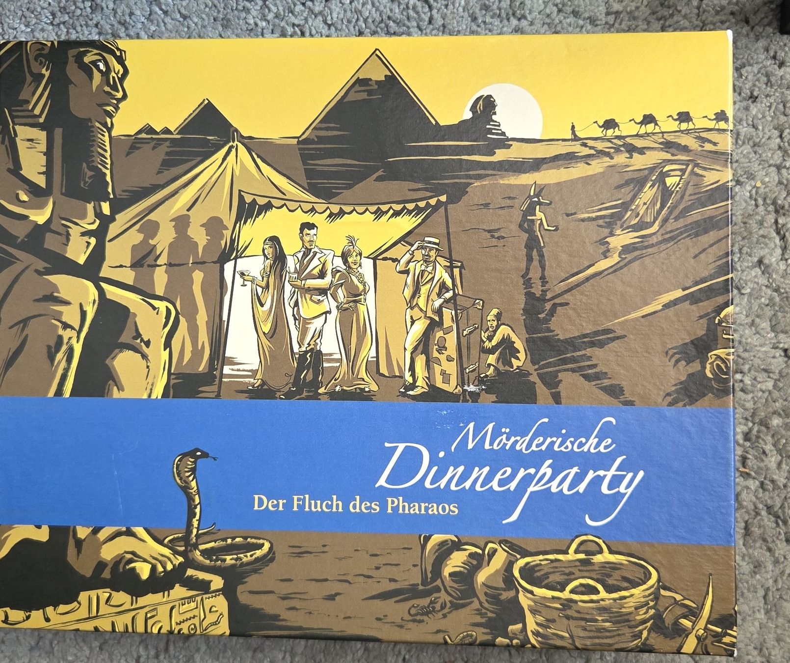 Spiele: Mörderische Dinnerparty Der Fluch des Pharaos  – Gebraucht aus Umiken von R.Zicola