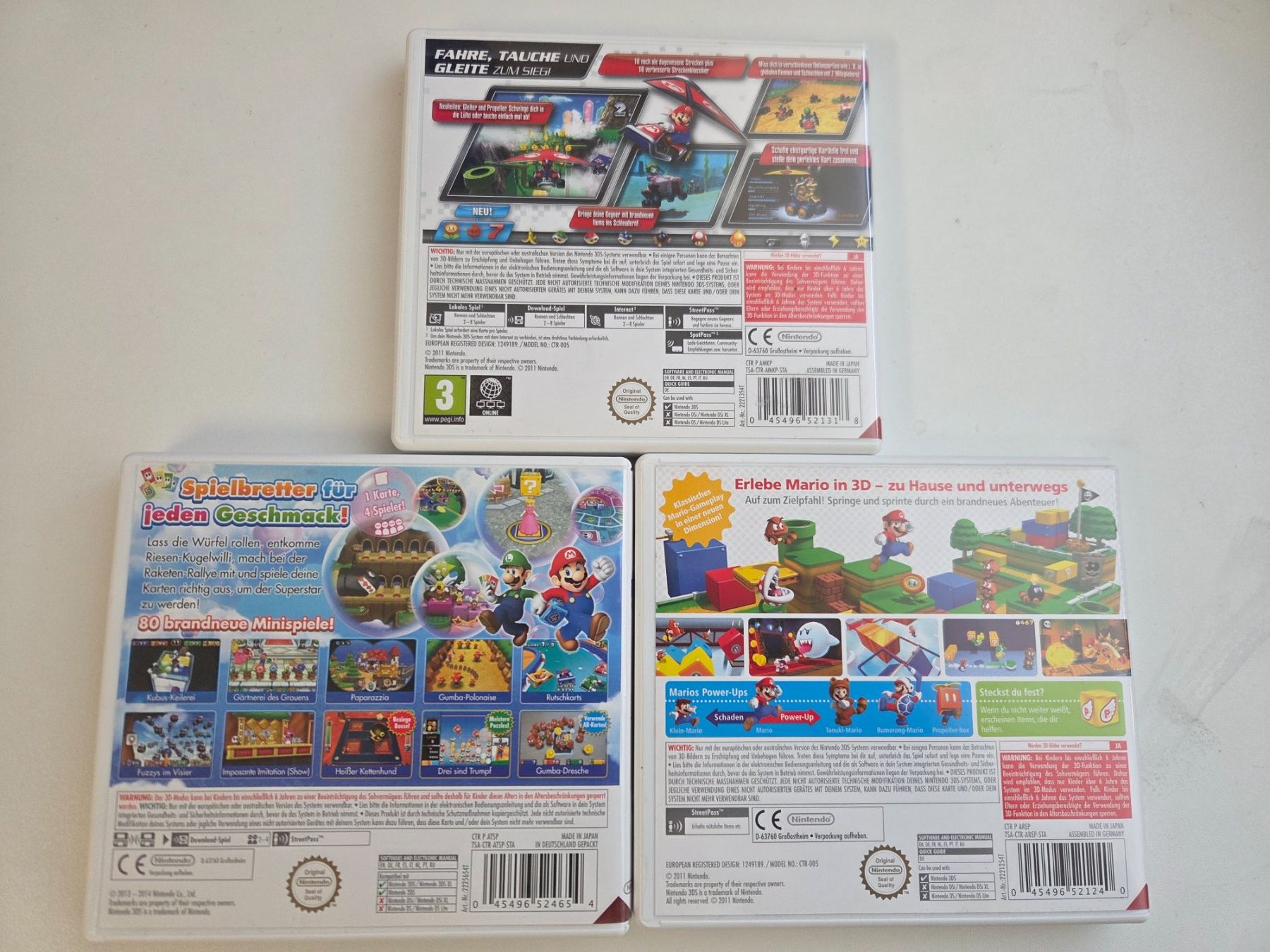 Spiele: 3x 3DS Mario – Gebraucht aus Doppleschwand von Mephisto8 1
