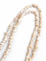 Naturstein-Kette Beige 45.5 cm