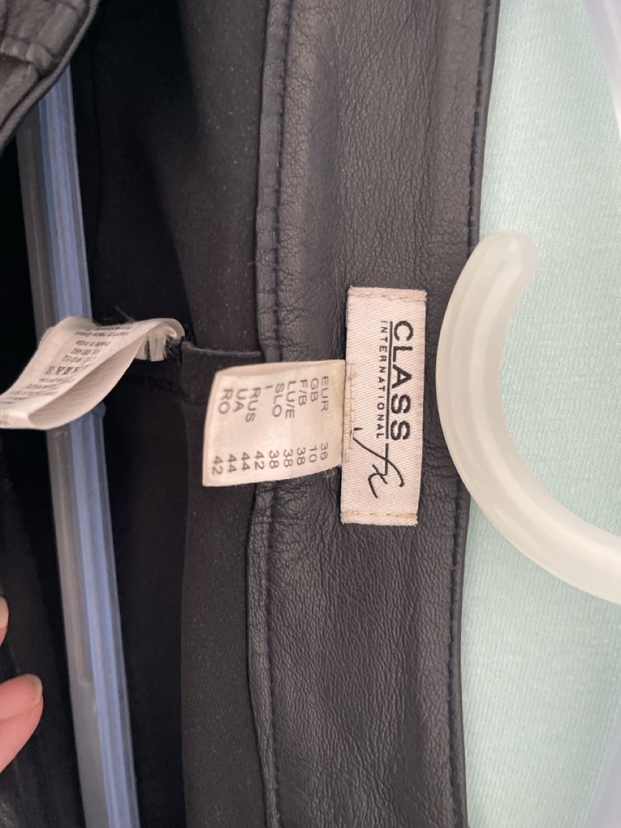 Pantaloni: Leather Trousers CLASS INTERNATIONAL Black Size 36 EU – Nuovo (secondo la descrizione) da Winterthur venduto da shp_xcc5 4