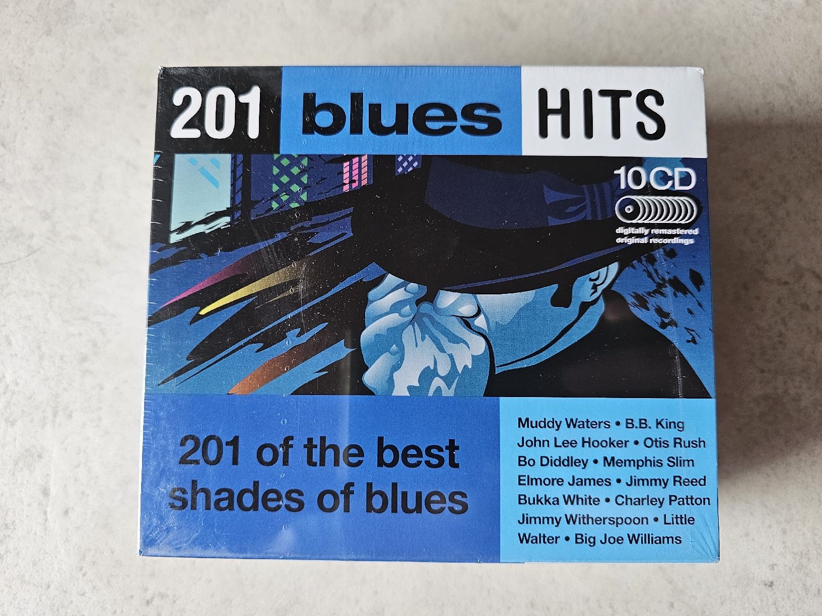 CD: 201 Blues Hits  /  10 CD Box Fabrikneu – Nuovo e nell'imballaggio originale da Schneisingen venduto da backstore24