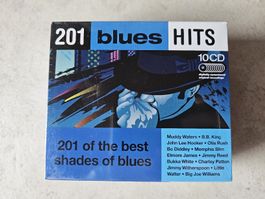 201 Blues Hits  /  10 CD Box Fabrikneu