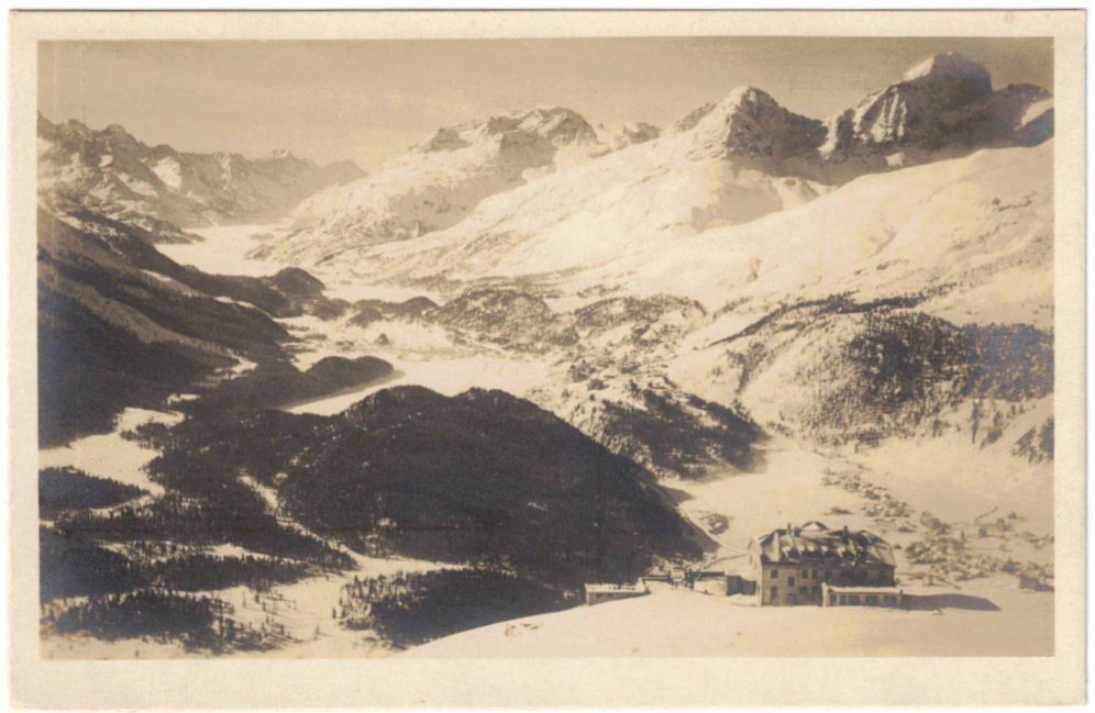 Cartoline postali: St. Moritz - Standseilbahn Muottas Muragl Bergstation – Usato da Binningen venduto da Mountainrider