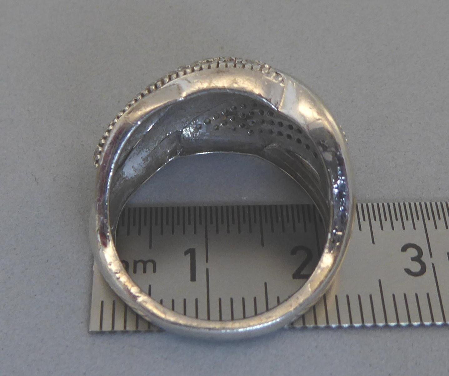 Anelli: Ring 925 Silber mit synthetischem Stein – Usato da Muri AG venduto da Lineli2020 4