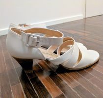 Schicke Peter Kaiser Sandalen, Leder, Weiss, Grösse 8