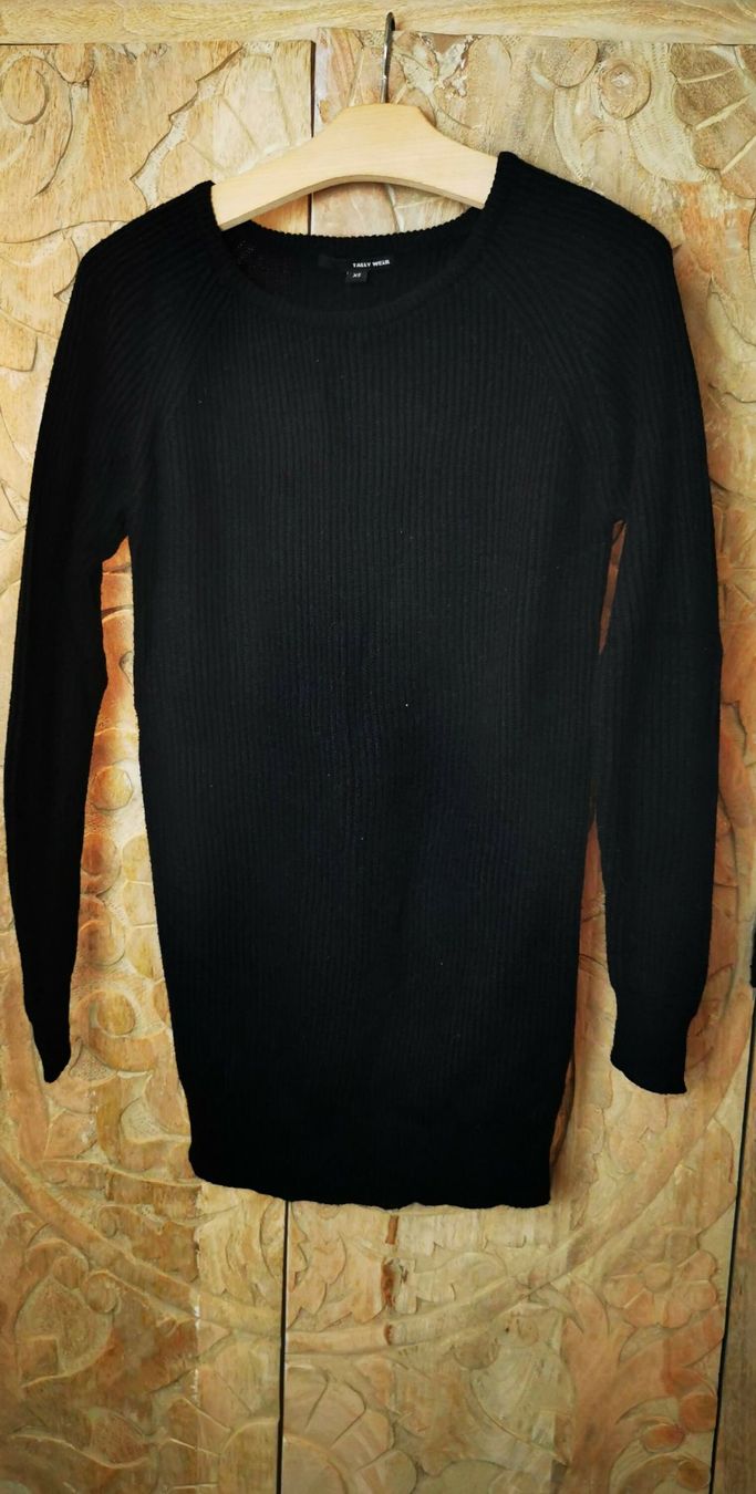 Pulls & Sweat-shirts: Schwarzer Strickpullover - S – D'occasion à Wettingen par JasminL92