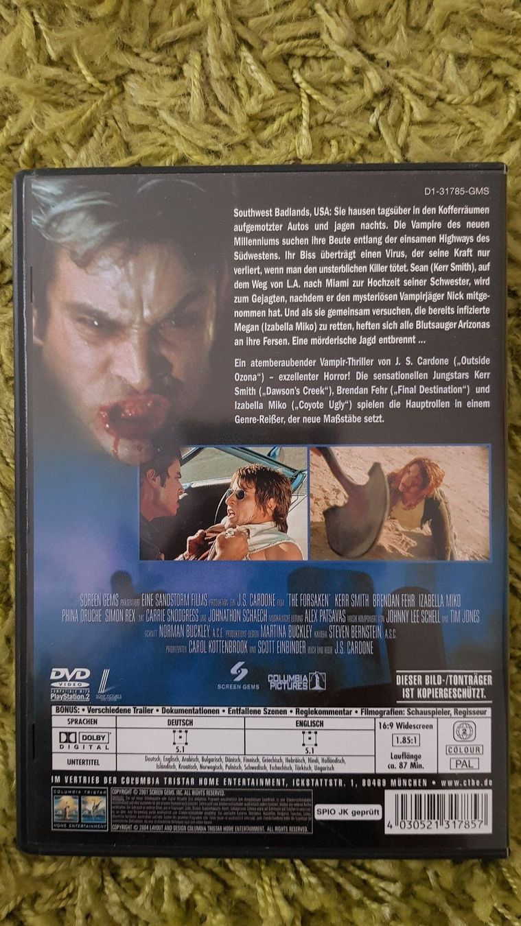 Tutti i DVDs: The Forsaken – Usato da Dornach venduto da Letizia1987 1