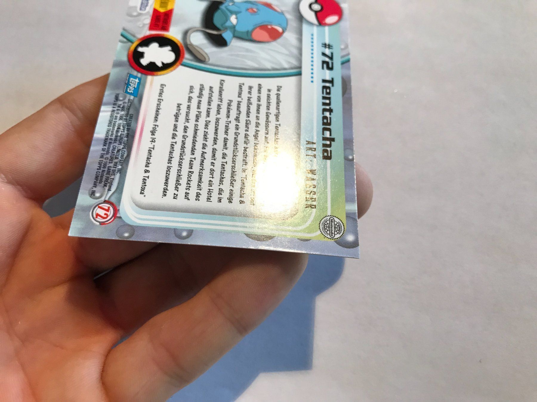 Pokémon Sammelbilder & Trading cards: Tentacha holo Topps Series 1 DE – Gebraucht aus Hagendorn von Pokecollectorch 7