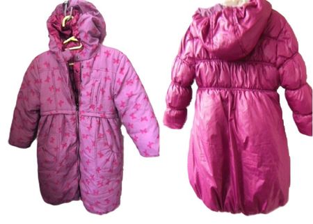 Gr. 122 128 lange Wende Winterjacke BLICKFANG von Vertbaudet