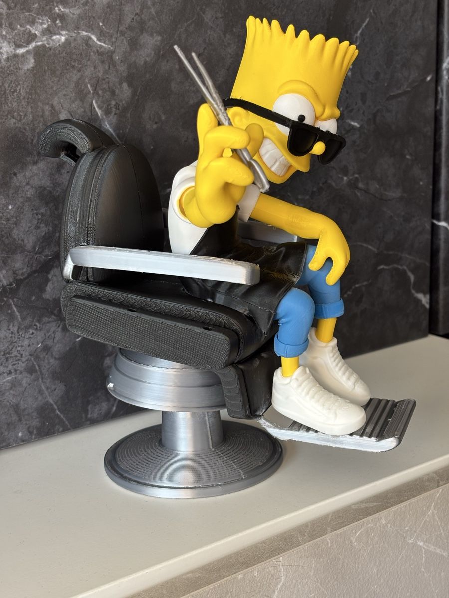 Figuren: Statua Bart Barber 26 cm  – Gebraucht aus Chiasso von cra_q5rf 1
