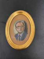 Porträt Mann im Ovalrahmen 1982